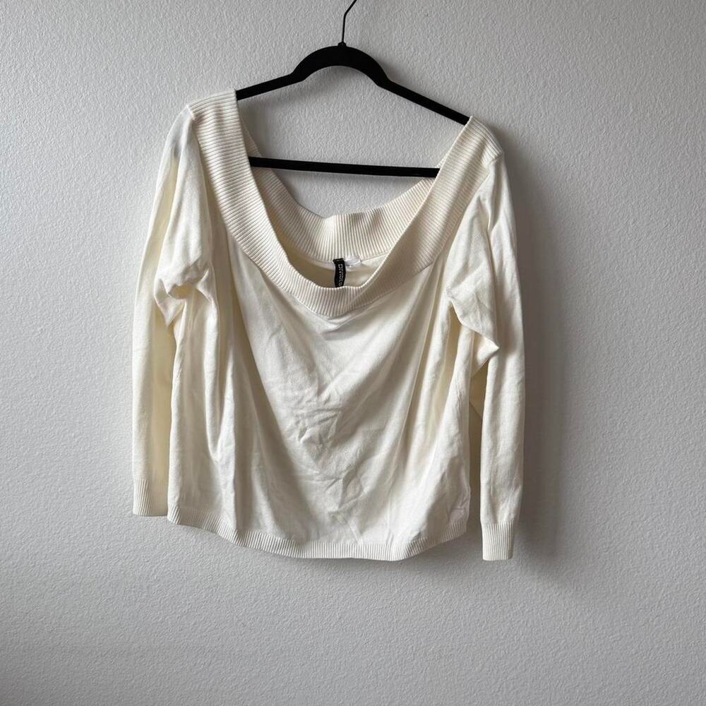 Whitecream off the shoulder top